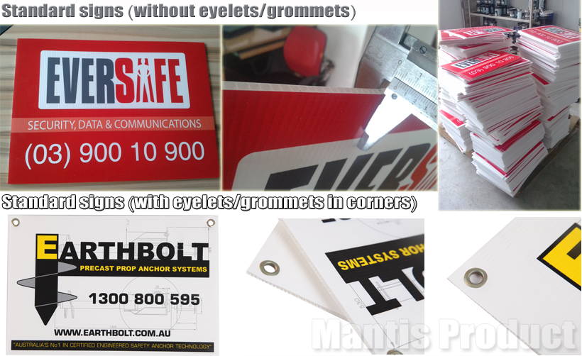 Corrugated Plastic Sign